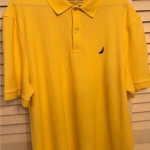 Nautica Men's  Yellow Polo Shirt
